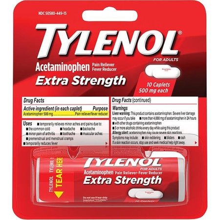 TYLENOL Tylenol 606027 Extra Strength Tablets 606027